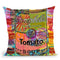 Tomato On Mushrooms Throw Pillow By Dean Russo