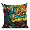 Starry Night Dean Russo Throw Pillow By Dean Russo