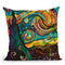 Starry Night Dean Russo Throw Pillow By Dean Russo