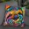 Sloth Smile Throw Pillow By Dean Russo