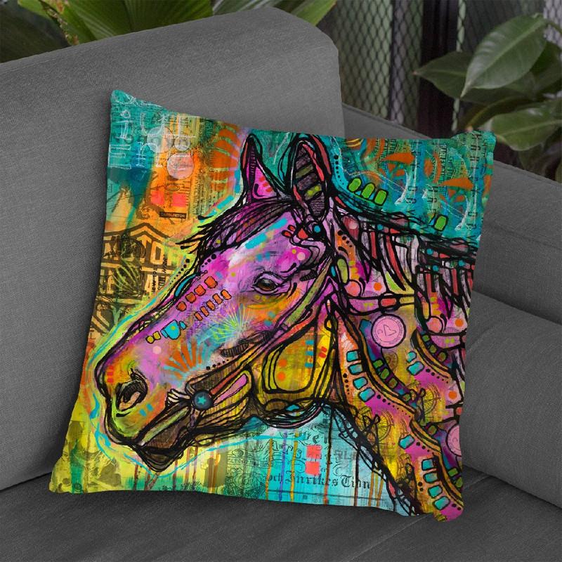 Horsepower Throw Pillow By Dean Russo