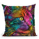 Felis Throw Pillow By Dean Russo