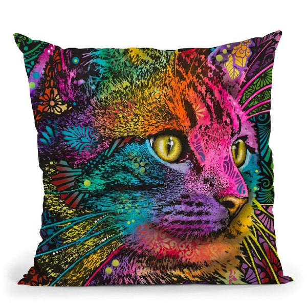 Felis Throw Pillow By Dean Russo