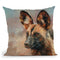 Africa Wild Dog Throw Pillow By David Stribbling