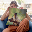African Wild Dog Throw Pillow By David Stribbling