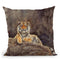 Amur Tiger Rocks Throw Pillow By David Stribbling