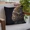 Baby Gorilla Throw Pillow By David Stribbling
