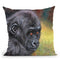 Baby Gorilla I Throw Pillow By David Stribbling