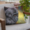 Baby Gorilla I Throw Pillow By David Stribbling