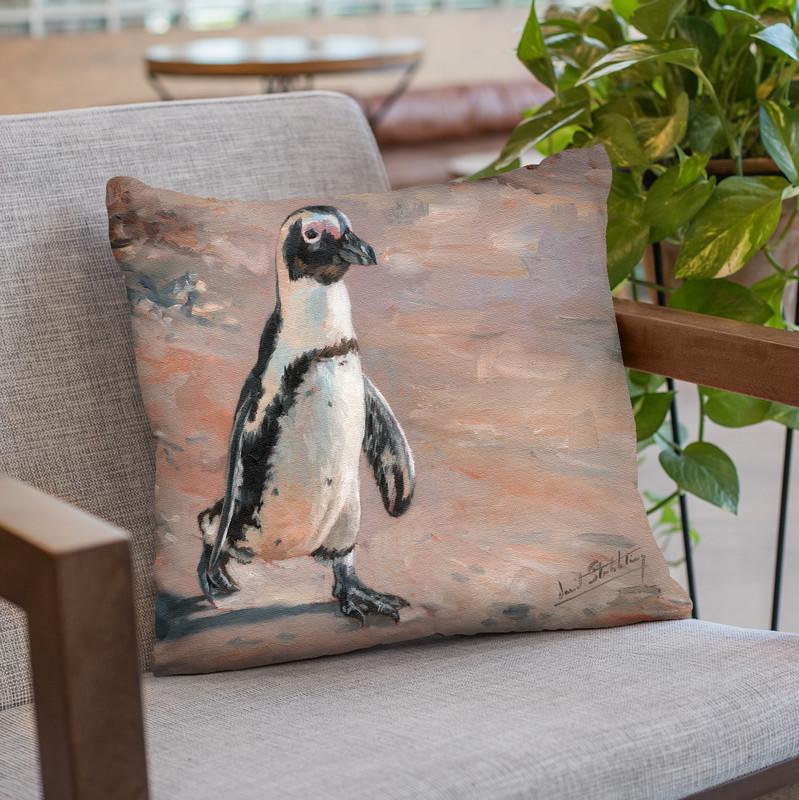 Beach Stroll Throw Pillow By David Stribbling