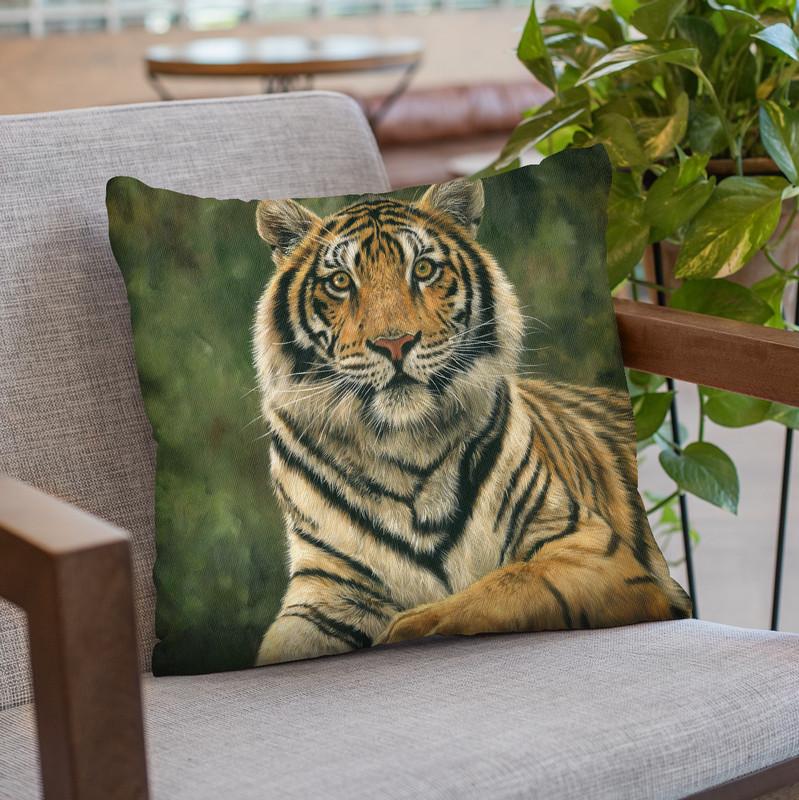 Bengal Tiger Ii Throw Pillow By David Stribbling