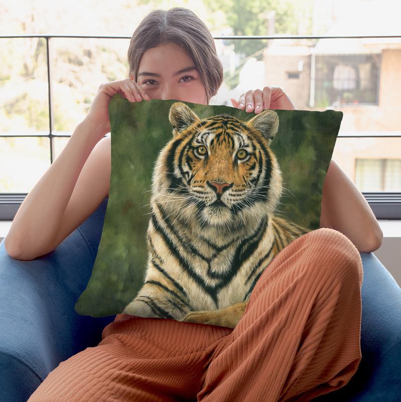 Bengal Tiger Ii Throw Pillow By David Stribbling