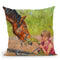 Best Friends Throw Pillow By David Stribbling