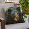 Black Bear Throw Pillow By David Stribbling