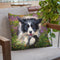 Border Collie Throw Pillow By David Stribbling