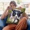Border Collie Throw Pillow By David Stribbling