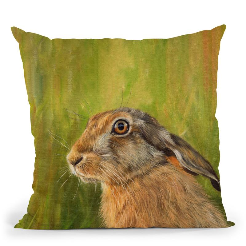 Bright Eyes Throw Pillow By David Stribbling