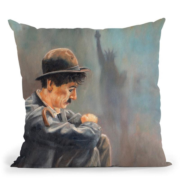 Charlie Throw Pillow By David Stribbling