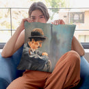 Charlie Throw Pillow By David Stribbling
