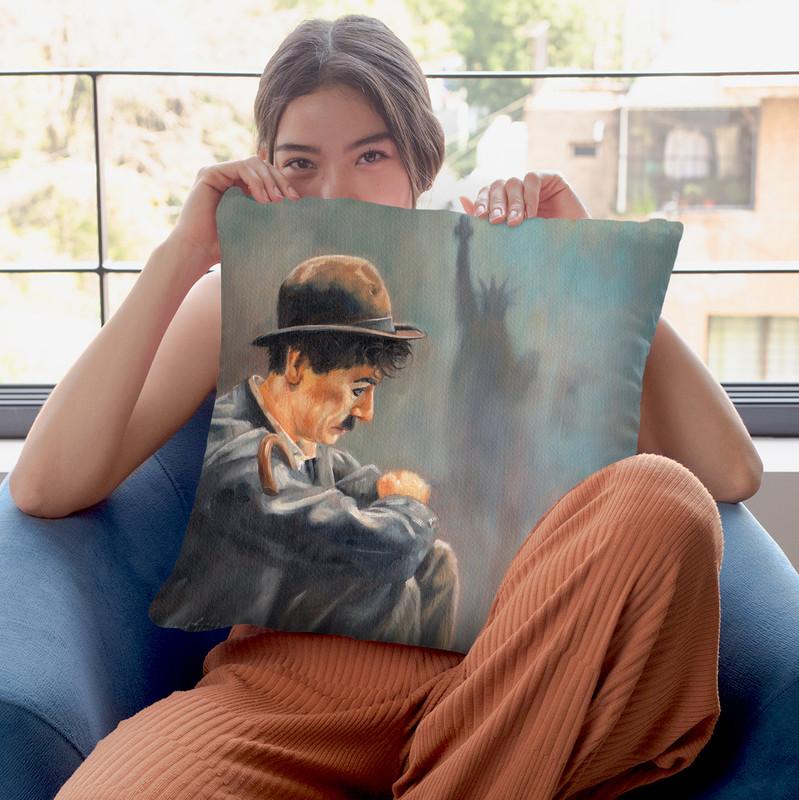 Charlie Throw Pillow By David Stribbling