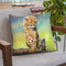 Cheetah Cub I Throw Pillow By David Stribbling