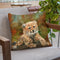Cheetah Cub Laying Down Throw Pillow By David Stribbling