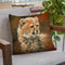 Cheetah Cub Portrait Throw Pillow By David Stribbling