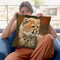 Cheetah Cub Portrait Throw Pillow By David Stribbling