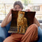 Cheetahb Cub Throw Pillow By David Stribbling