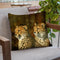 Cheetah Bros Throw Pillow By David Stribbling