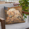 Cheetah Dust Throw Pillow By David Stribbling