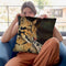 Clouded Leopard Portrait Throw Pillow By David Stribbling