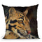 Clouded Leopards Throw Pillow By David Stribbling