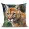 Cougar Cat Throw Pillow By David Stribbling