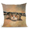 Eagle Owl Throw Pillow By David Stribbling