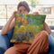 Elephant Trees Throw Pillow By David Stribbling