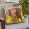 Elephant Throw Pillow By David Stribbling