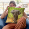 Elephant I Throw Pillow By David Stribbling