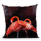 Flamingos Throw Pillow By David Stribbling