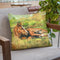 Foal Laying Down Throw Pillow By David Stribbling