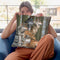 Four Wolves Throw Pillow By David Stribbling