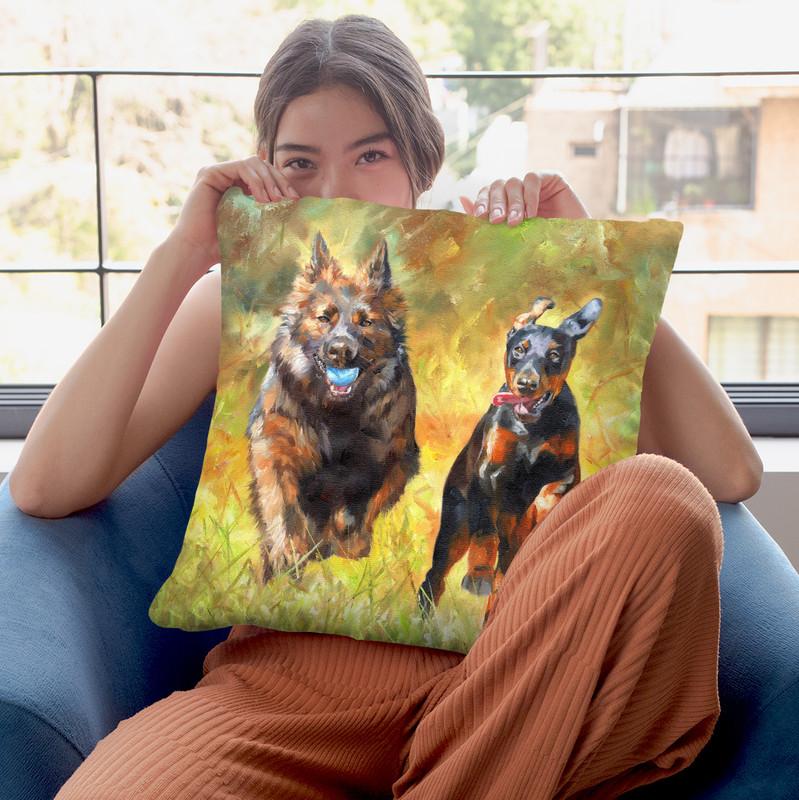 Full Of Life Throw Pillow By David Stribbling
