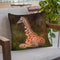 Giraffe Resting Throw Pillow By David Stribbling
