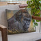 Gorilla Throw Pillow By David Stribbling