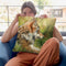 Grey Wolf Study Throw Pillow By David Stribbling