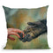 Hands Throw Pillow By David Stribbling