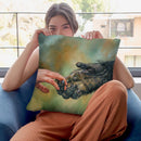 Hands Throw Pillow By David Stribbling