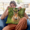 Hare I Throw Pillow By David Stribbling