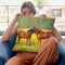 Horses Study Throw Pillow By David Stribbling