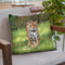 Jaguar I Throw Pillow By David Stribbling